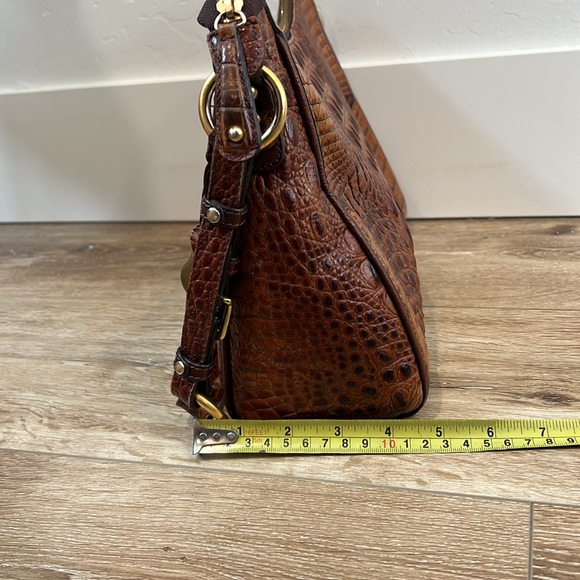 Vintage Brahmin Alligator Crocodile Leather Hobo Shoulder Bag Purse - Picture 12 of 12